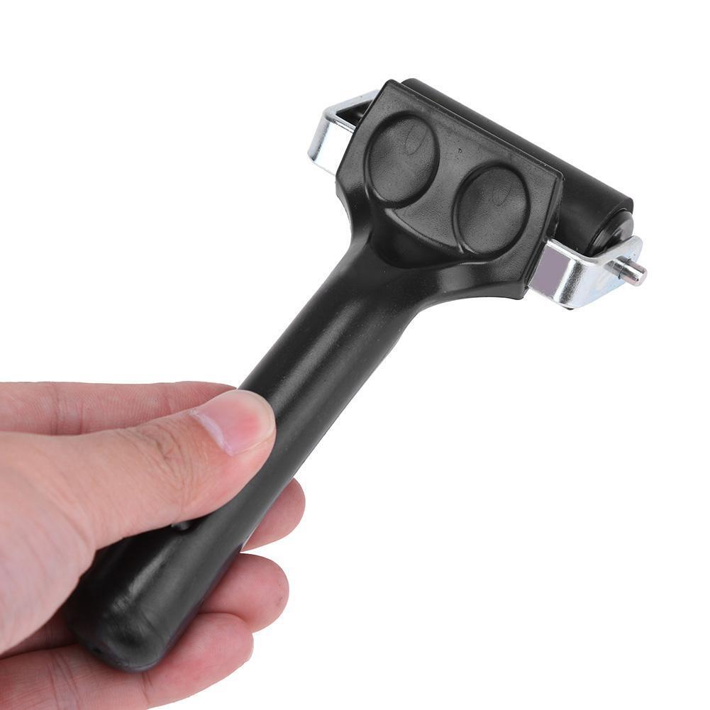 Black Rubber Roller Brush Rubber Roller DIY Painting Craft Tools(6cm)