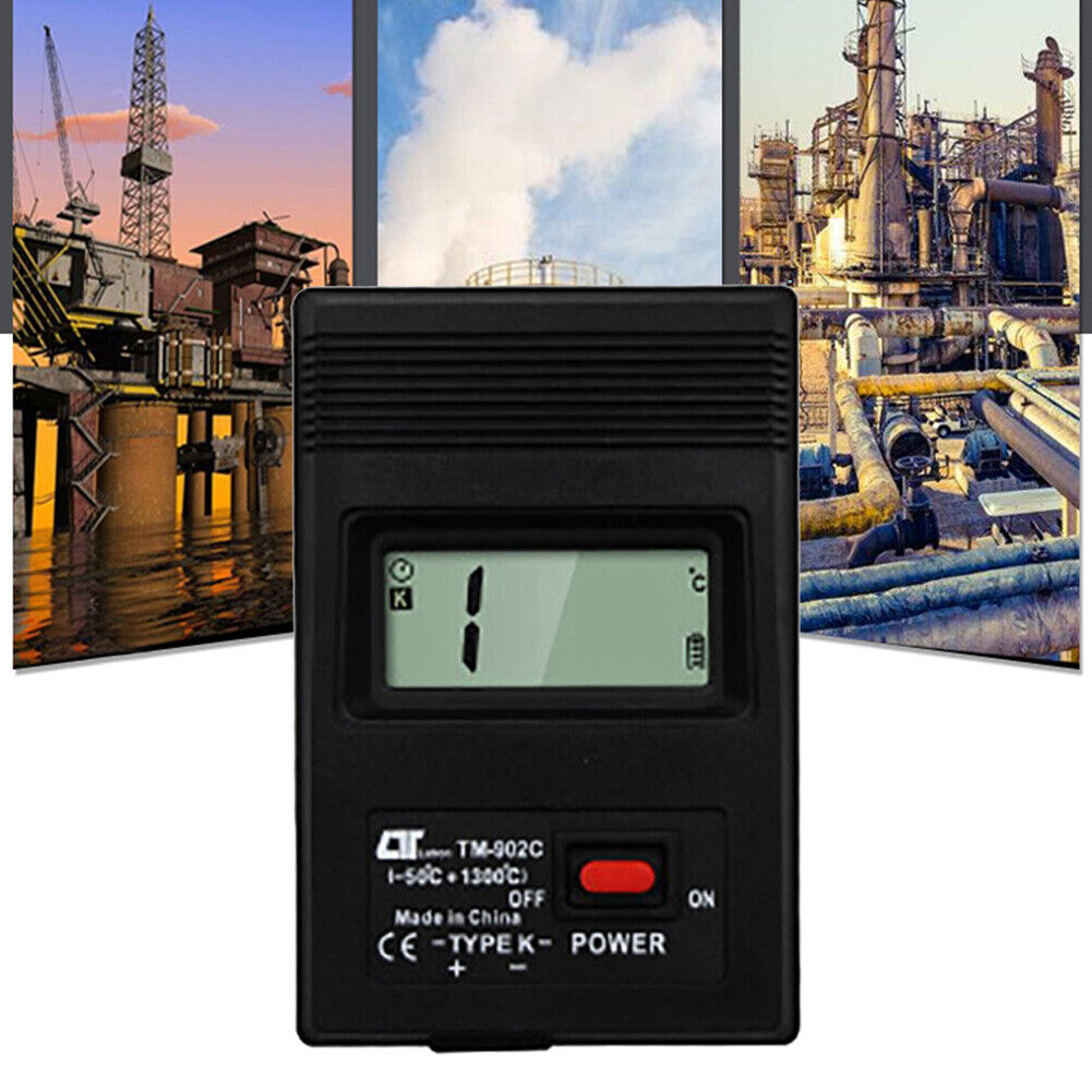 TM-902C Temperature Controller Pyrometer K Type Thermocouple Probe Detector