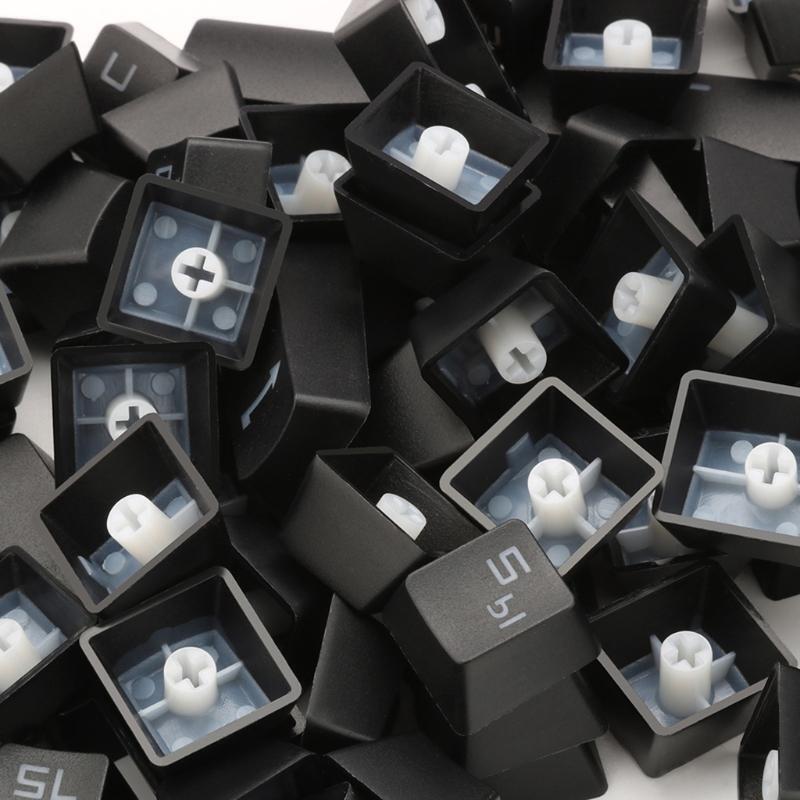 Silicone Backlight Russian Keycap Cherry Profile for Mechanical Keyboard 87Keys