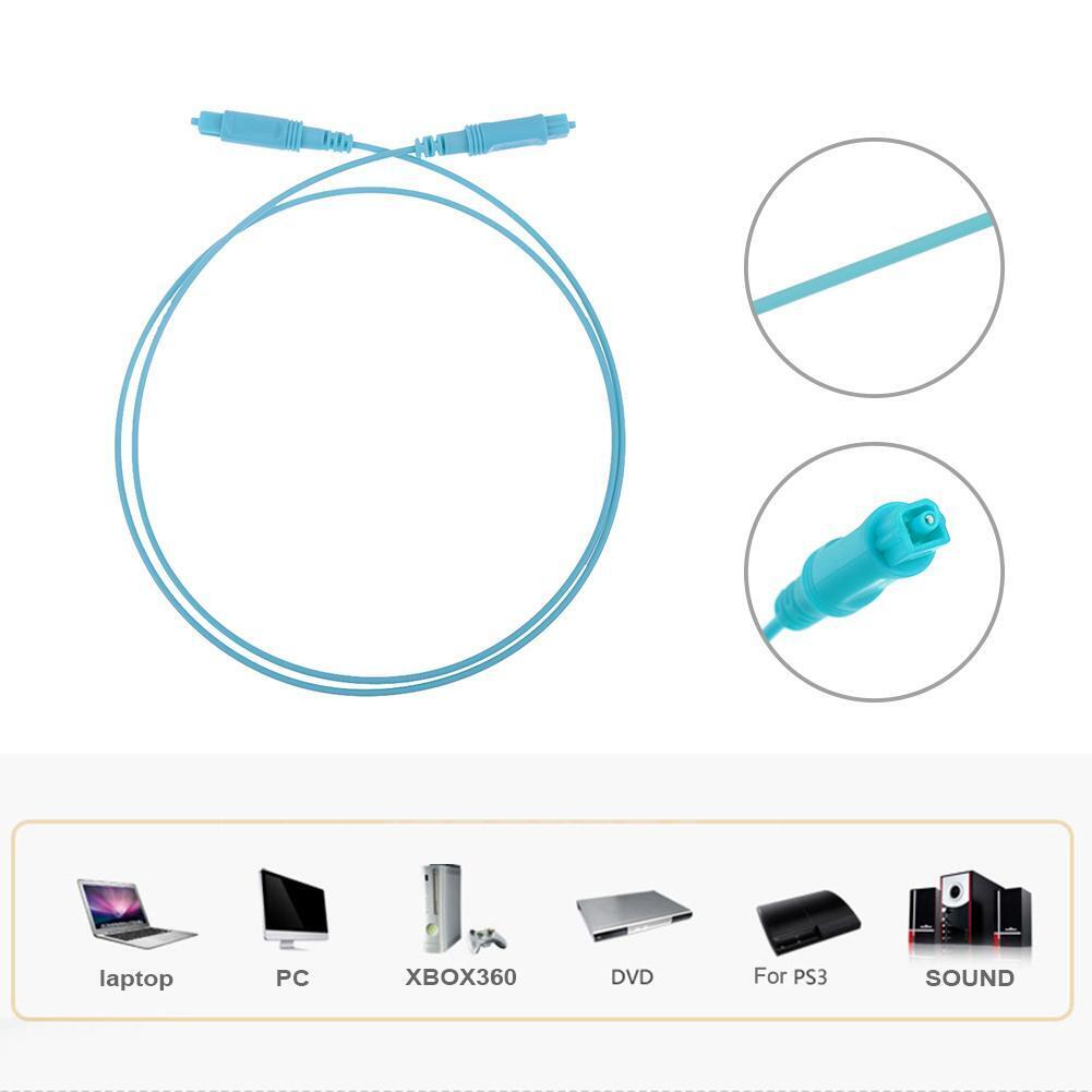 3 Meters Length Cable Digital Audio Amplifier Speaker Optical Fiber