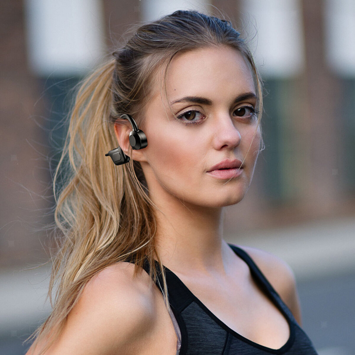 2pcs  Conduction Headphones Sport Headset Earphone for Hiking gym exercise