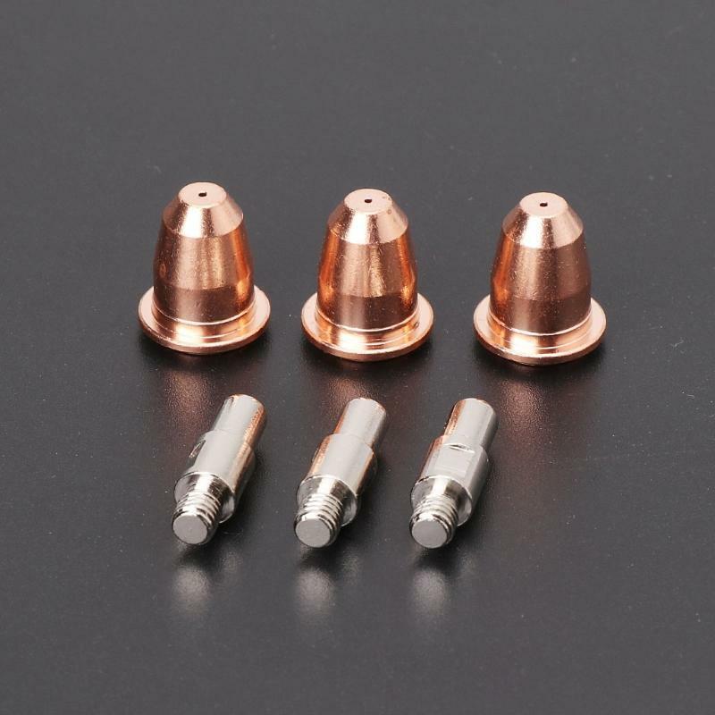 10Pcs/Set S45 Consumables Kit Electrode 0.8mm Nozzle Tip For Plasma Cutter Torch