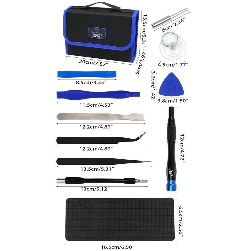 128 in 1 Precision Screwdriver Set Professional Magnetic Repair Tool Kit w/ Case
