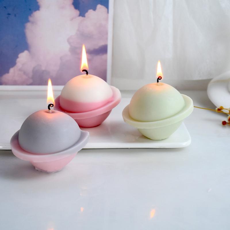 Planet Silicone Mold Wax Melt Polymer Aromatherapy Making Handmade Cupcake
