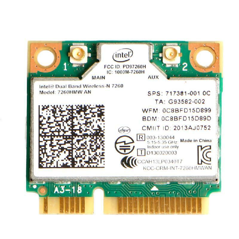 7260HMW Intel AN Dual Band Wireless + Bluetooth-compatible 4.0 MINI PCI-E WLAN