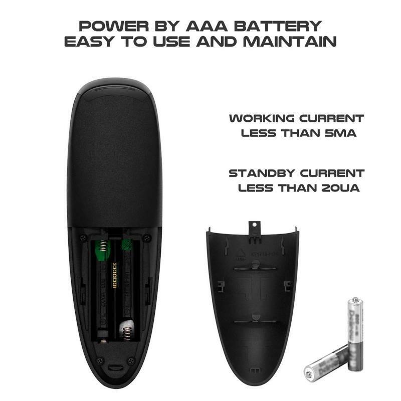Adjustable Speed Bluetooth-compatible 5.0 Wireless Remote Control Air Mouse with