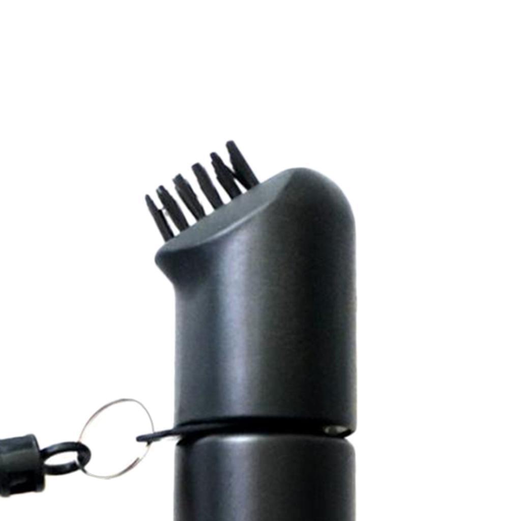Golf Club Groove Cleaner with Water Bottle and Snap Clip for Golf Accessories,