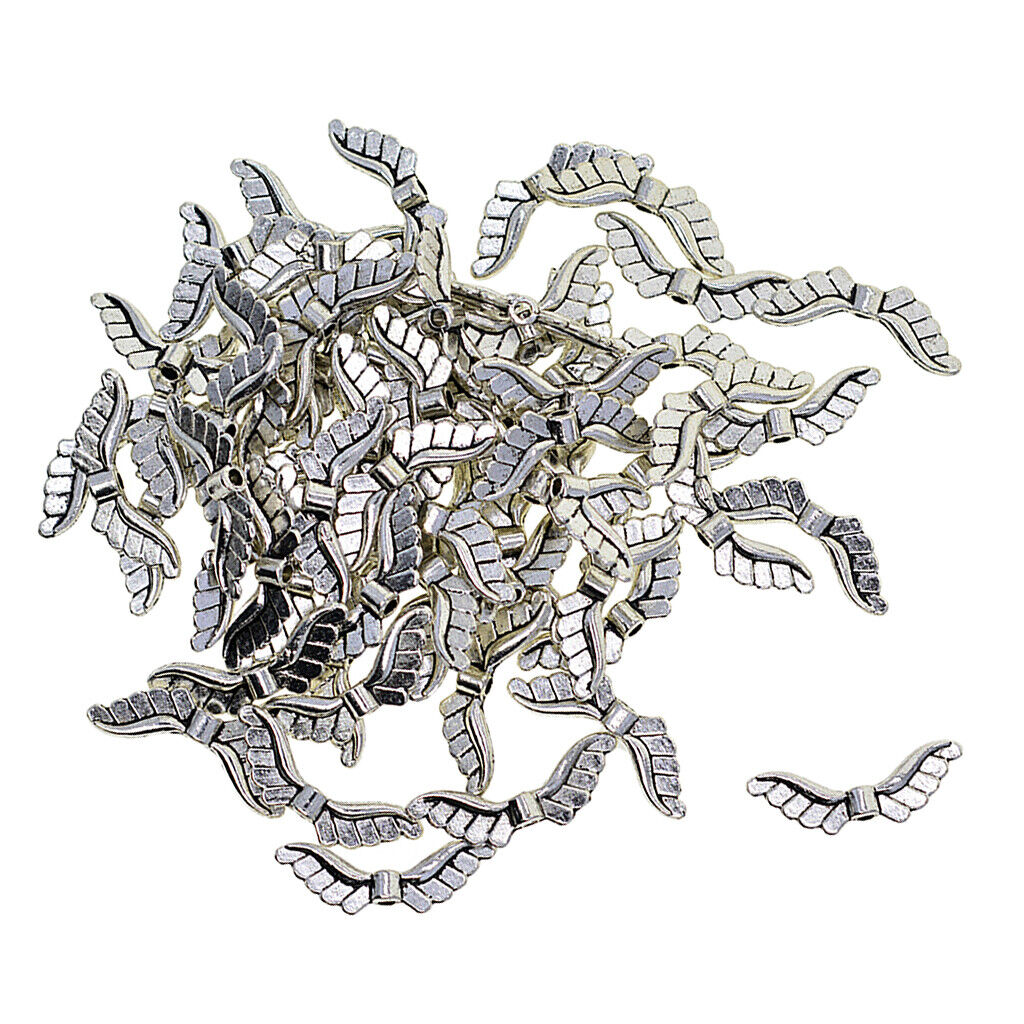 100 Tibetan  Wing Spacer Charm  Jewelry DIY Making 23x8mm