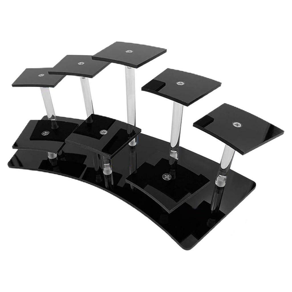 8-Layer Acrylic Risers Stand Decoration Durable for  and Crafts Cupcakes
