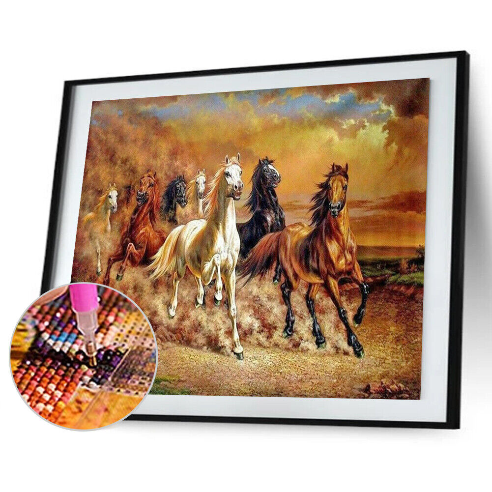 Steeds Full Square Drill DIY Diamond Painting Home Wall Art Room Decoration