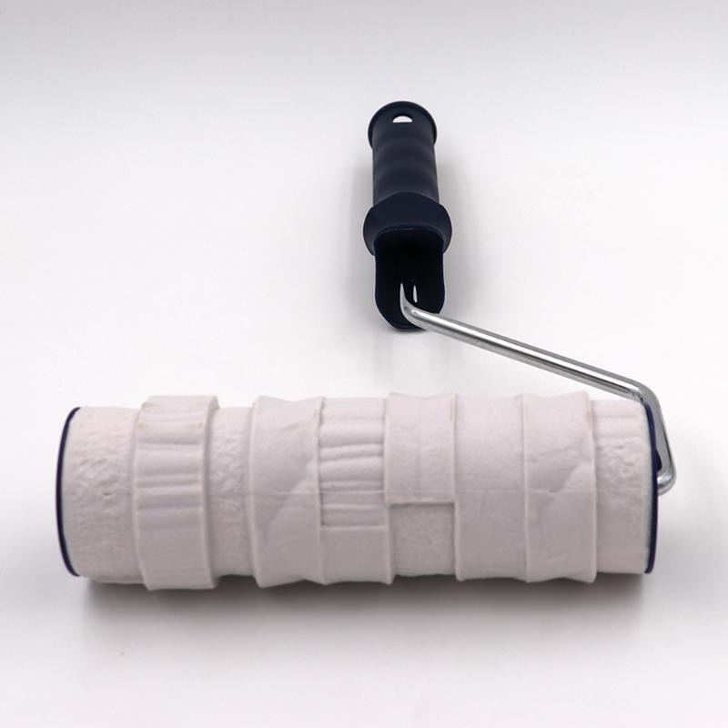 Portable Simple 8" Concrete Texture Roller DIY Simple Wall Texture Art Brush