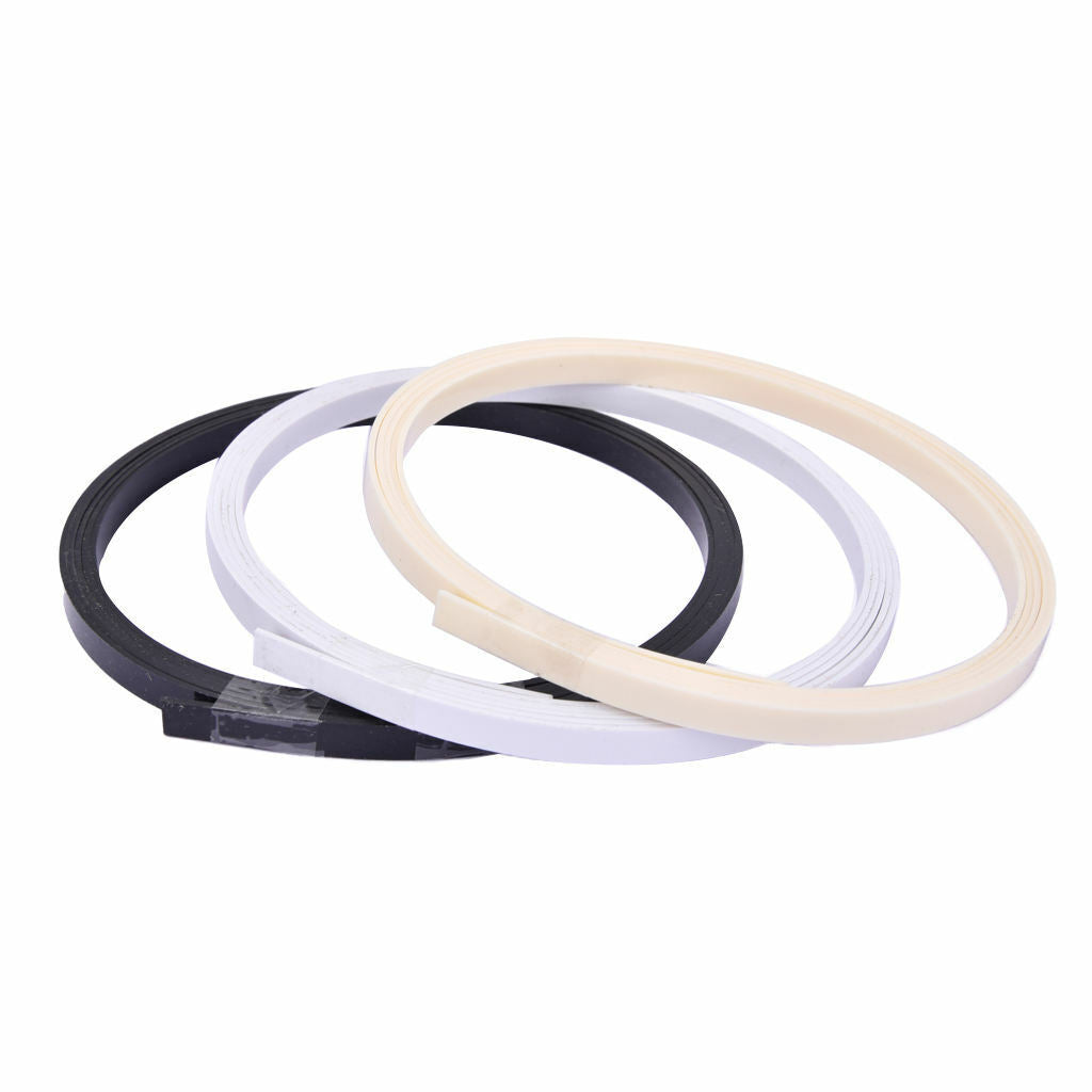 3 Pcs ABS Plastic Guitar Bass Ukulele Mandolin Binding Purfling Strips