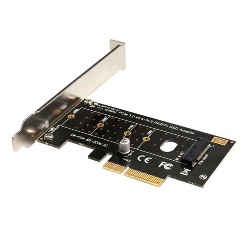 M.2 PCI Express NVMe or SSD to PCIe 3.0 x 4 Expansion Adapter Card Support NGFF-