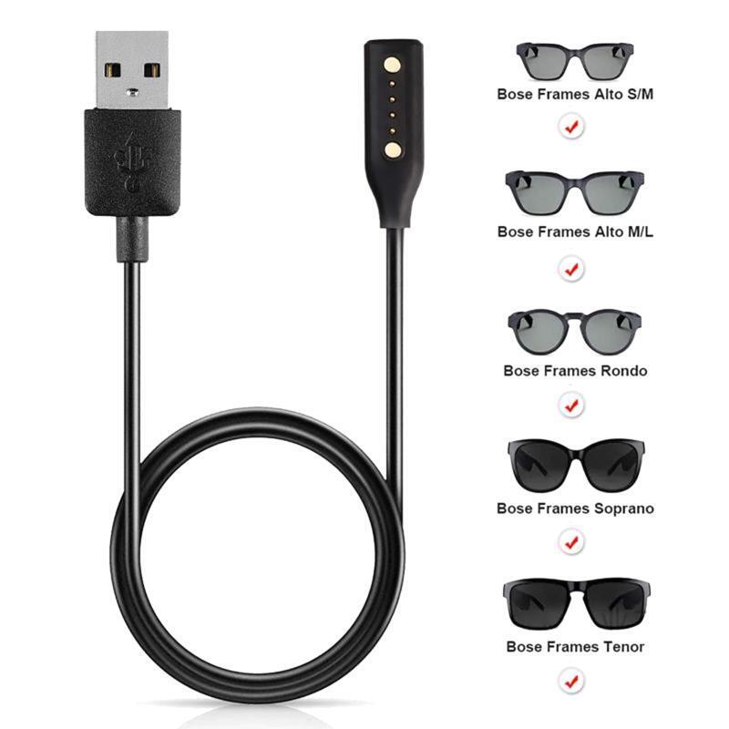 Smart Glasses USB Cable with Magnetic Charger Connector Power Cable Fit for Bose