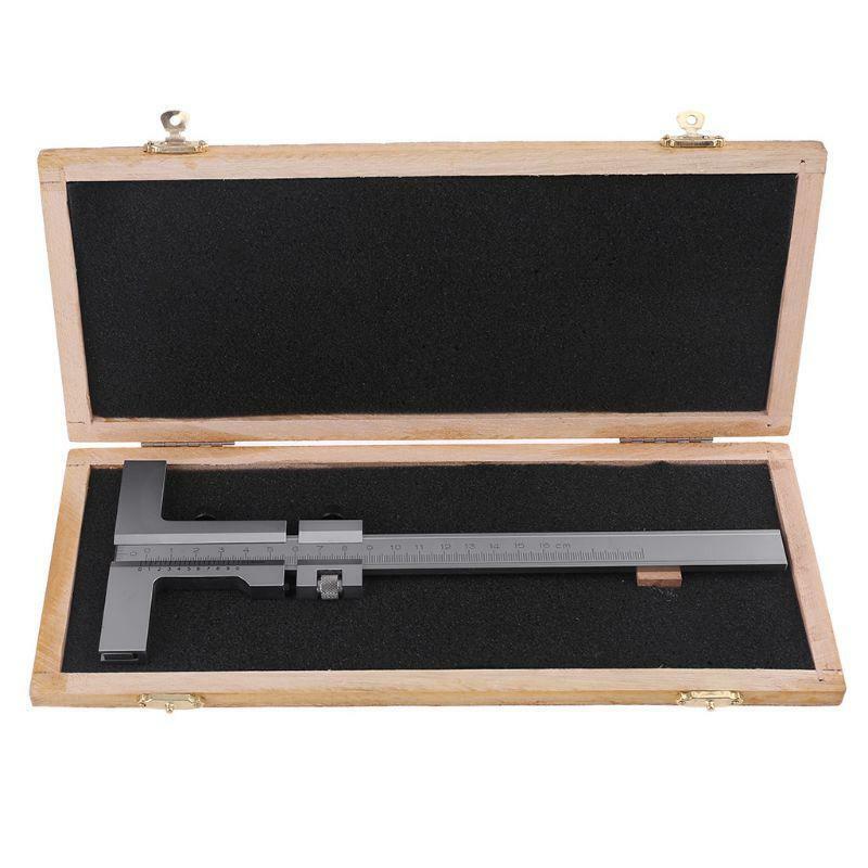 T-Type 0-160mm Vernier Caliper DIN862 Scraper Bridge Tool 0.05mm Fine Adjustment