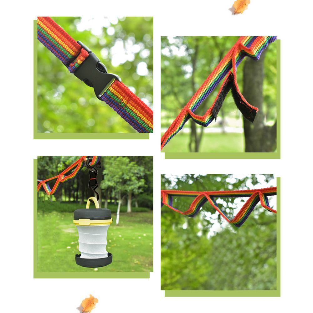 Rope Portable Camping Tent Accessories Clothesline Storage Strap Hanging Rope