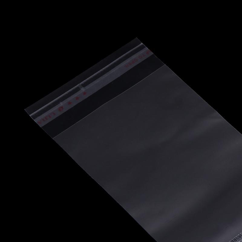 100Pieces Self Sealing Cellophane Bags Adhesive Seal Plastic Resealable Bags