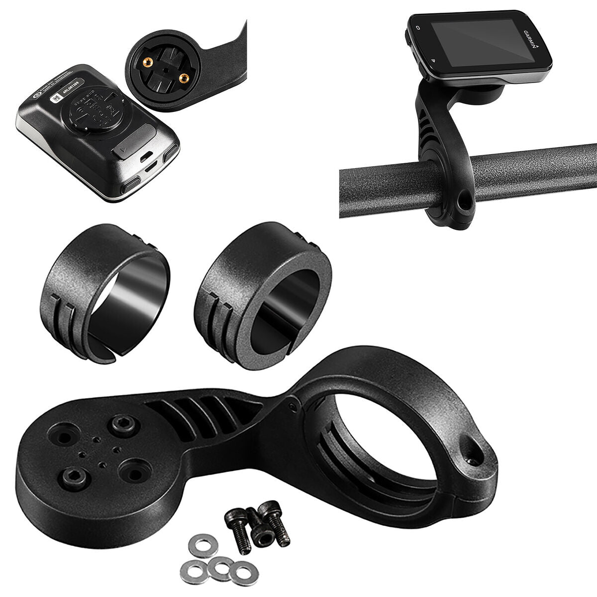 Cyclocomputer Bracket Stopwatch Bracket Black for Garmin Edge530/830/1030 Plus