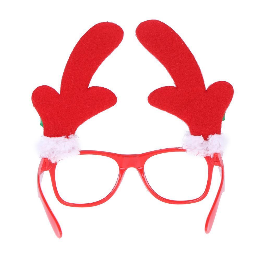 Christmas Kids Gift Festival Glasses Character Small (Elk Antler)