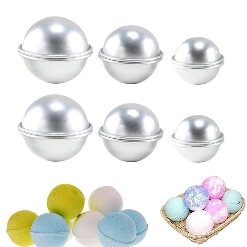 Set of 6 Aluminum Alloy Material Pudding Baking Shallow Semicircle Mould
