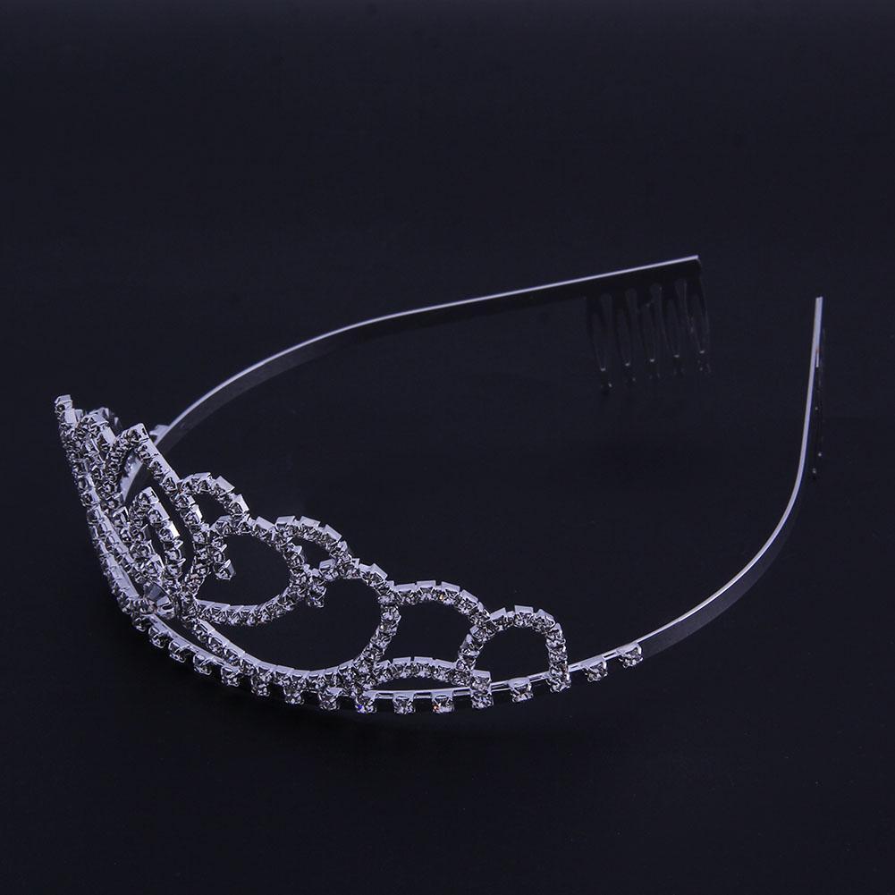 Bride Wedding Headdress Jewelry Crystal Hair Crown Dinner Accessories