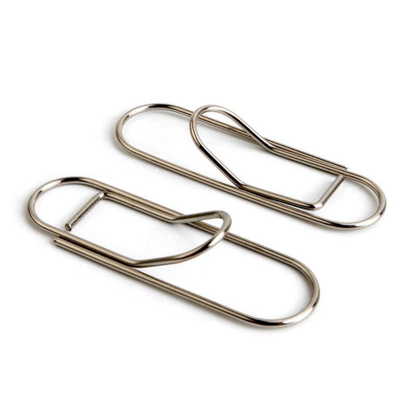 Metal Paper Clips Large Binder Clips Small Book Page Divider Decorative Bookmark