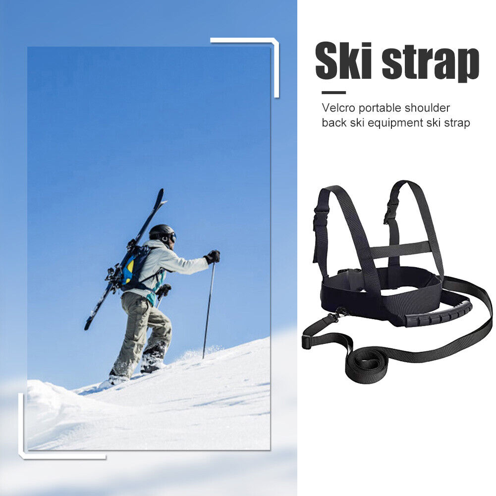 Adjustable Children Ski Safety Traction Harness Rope Skiing Shoulder Belt