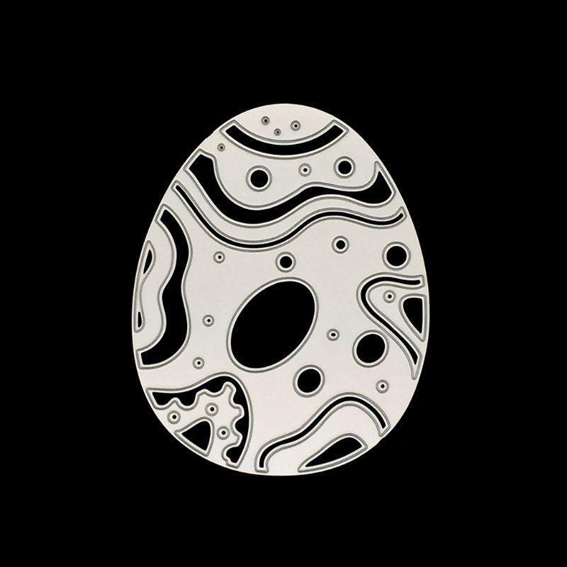 Easter Egg Metal Cutting Dies Stencil Scrapbooking DIY Album Stamp Paper Emboss