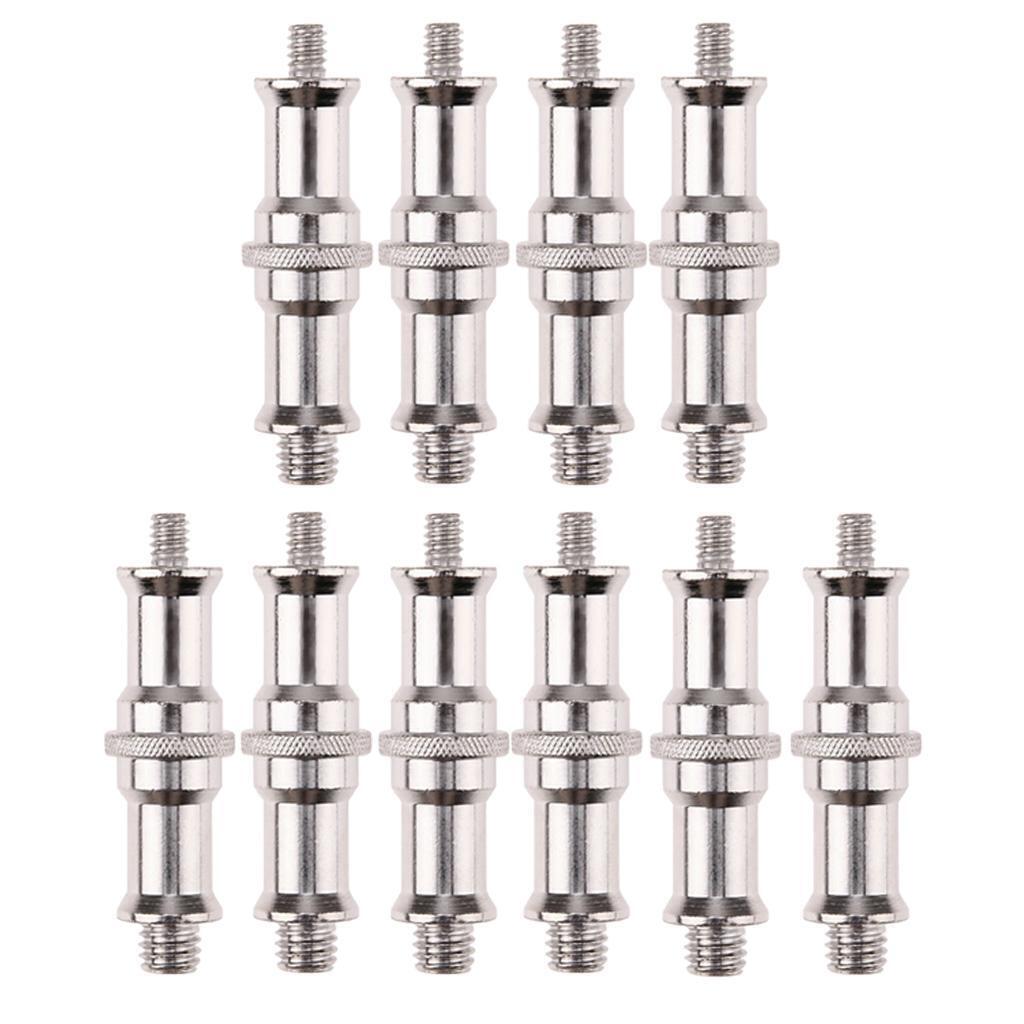 10  1/4" to 3/8" Threaded Screw Adapter for  Flash Light Stand