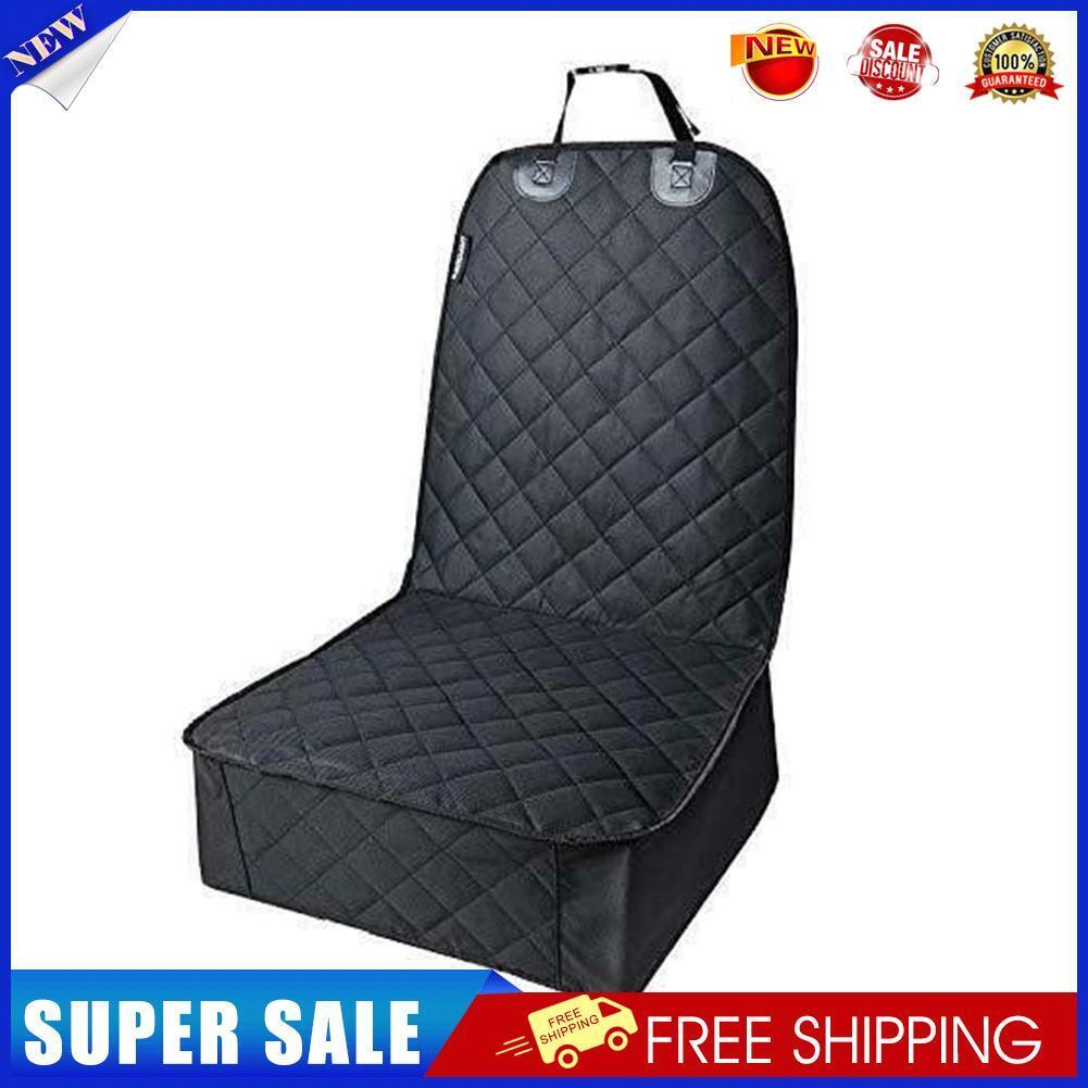 Waterproof Car Front Seat Pet Cover Protector Mat for Cat Dog Carrier Black