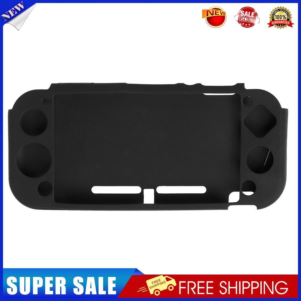 Non-slip Soft Silicone Case Shell Fit for Nintend Switch Lite (Black)