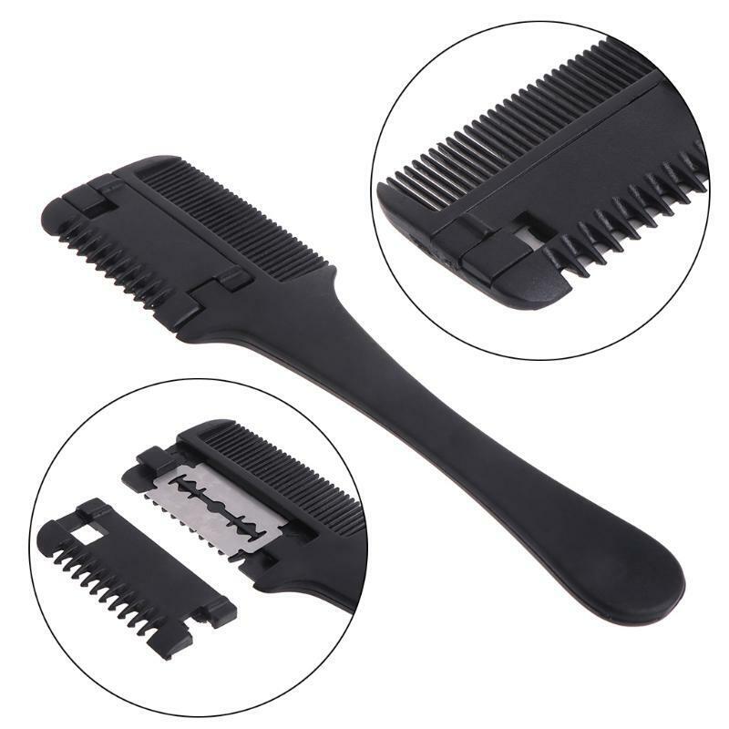 Hair Razor Comb Sharp Hair Cutter Comb Split Ends Hair Trimmer Styler Barber