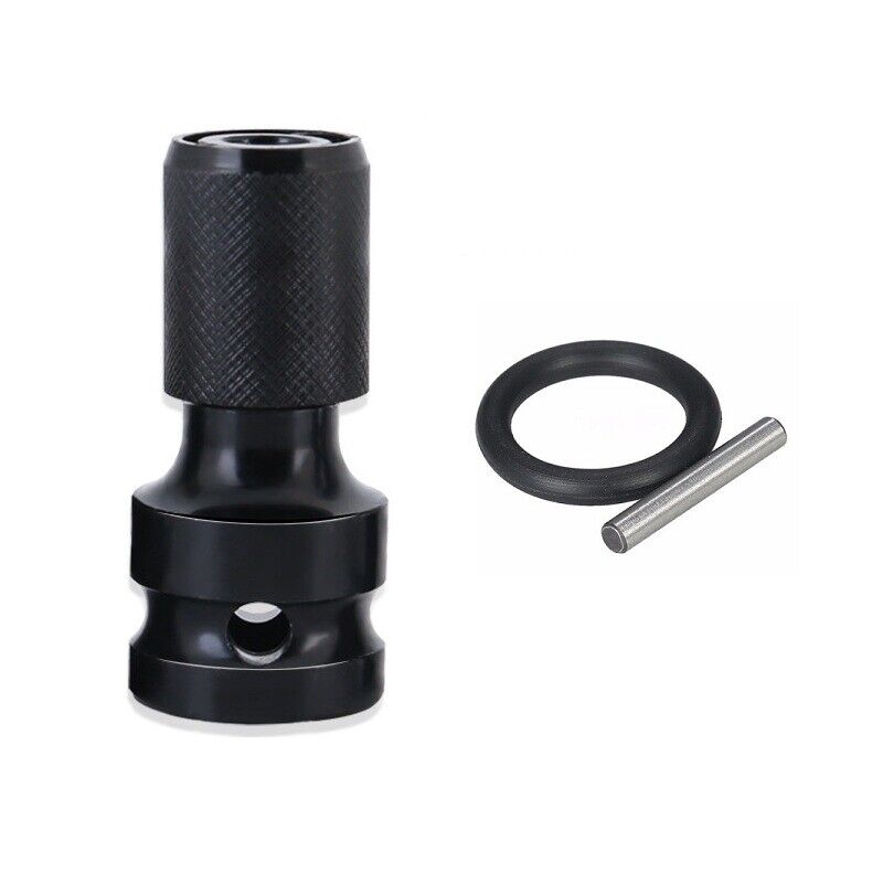 1/2 Inch Square To 1/4 Inch Hex Ratchet Socket Wrench Sockets Adapter (B)