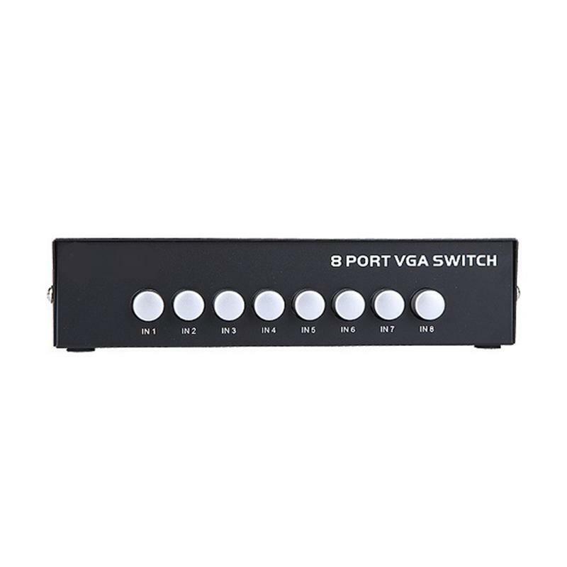 Solid Frame  8 Way VGA Switches Computer Teaching System Props Suitable for LCD