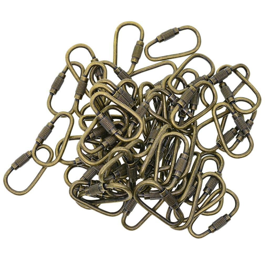 50x -functional Screw  Carabiner Clasp Key Chain  Key