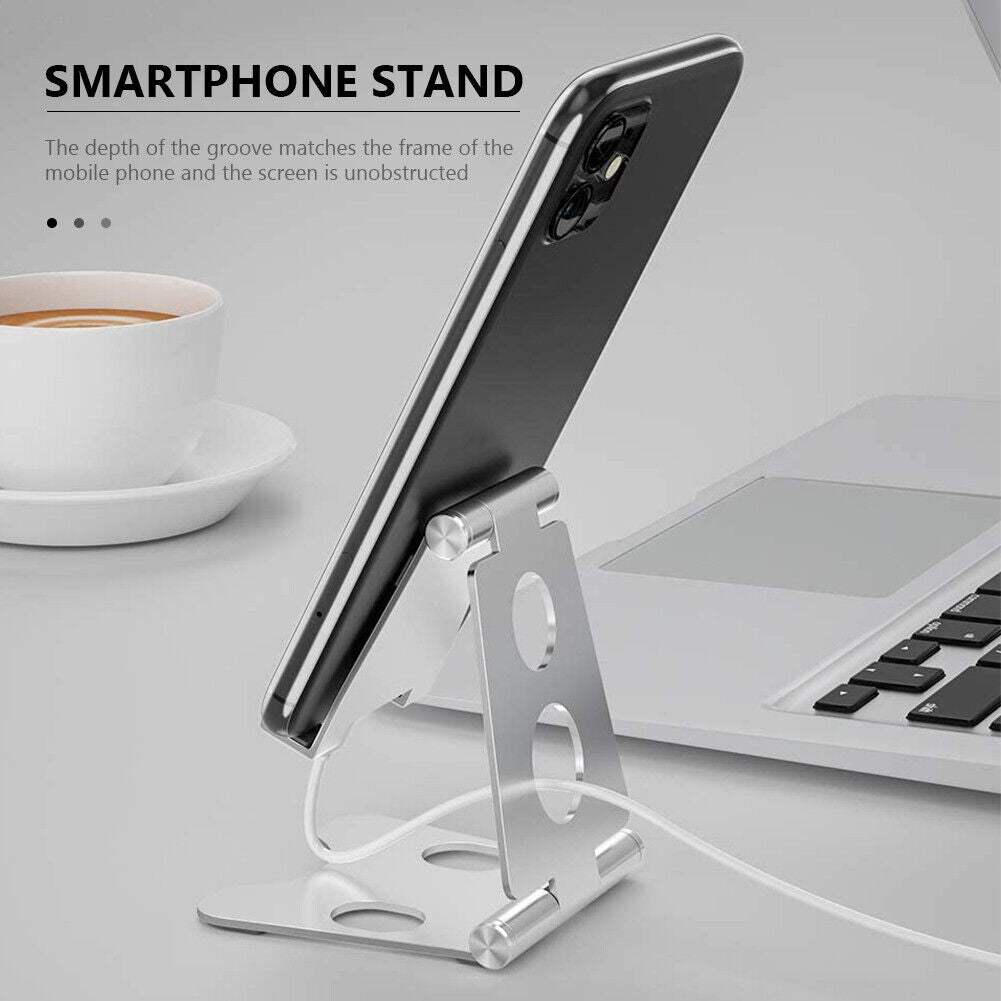 Adjustable Mobile Phone Desk Support Aluminum Alloy Tablet Holder Bracket
