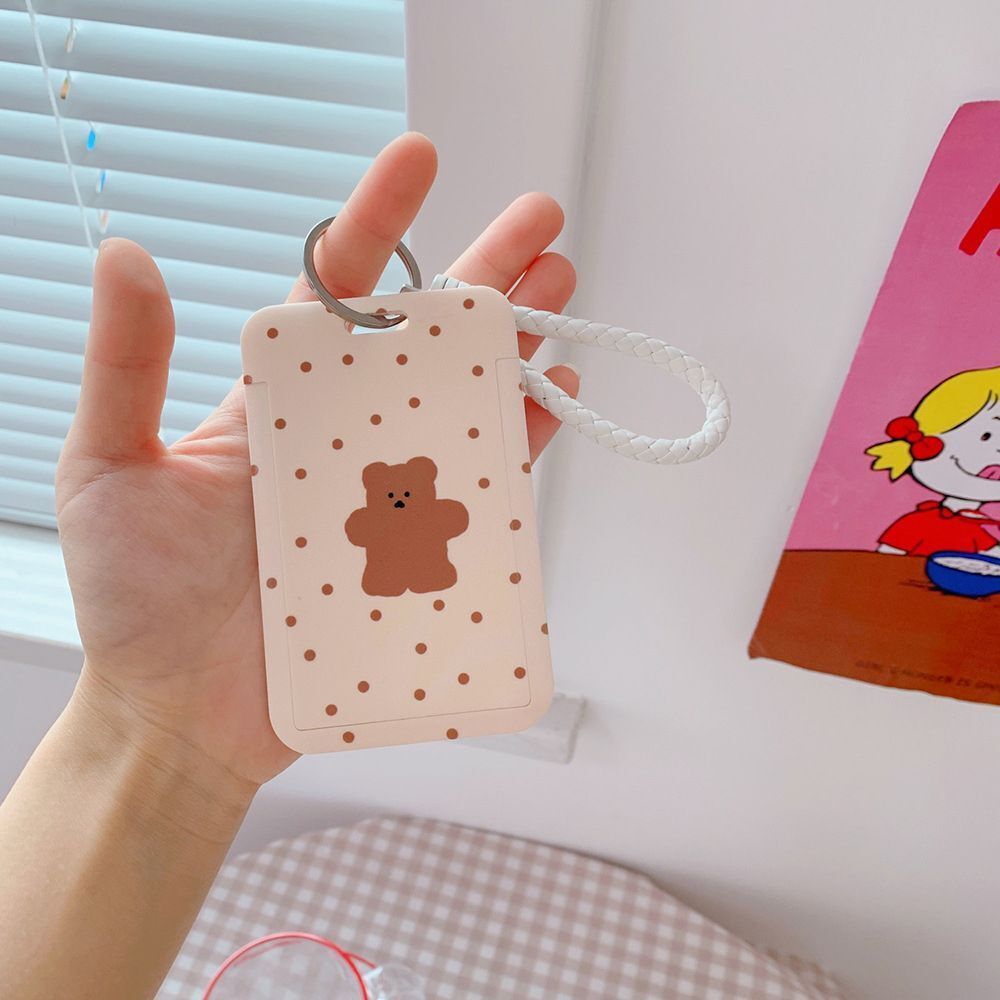 Cartoon Creative Bank Card ID Card Sleeve Credit ID Card Holder Protective Case