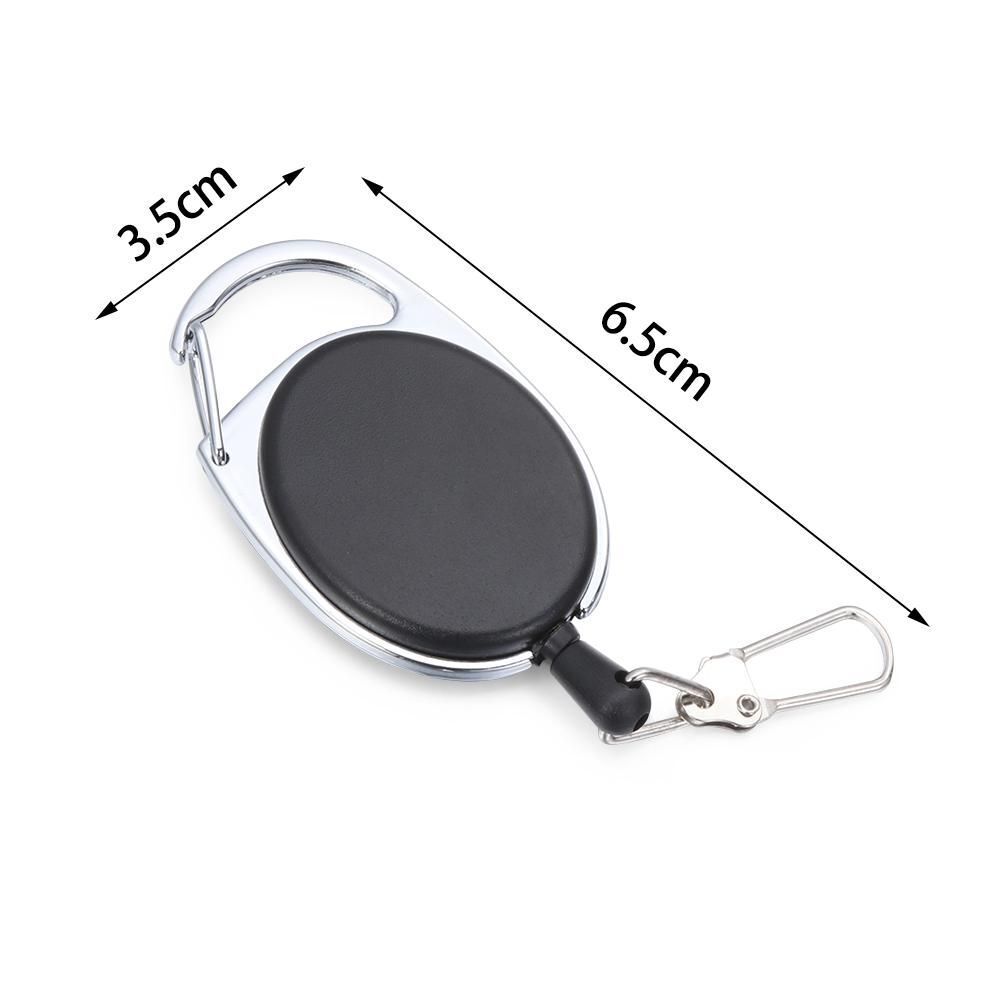 Belt Bag Accessories Key Ring Buckle ID Card Holder Name Tag Badge Reel