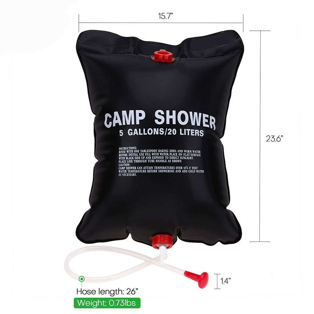 Foldable Shower Water Bag Outdoor Bath Bag Camp Shower Bag Outdoor Shower
