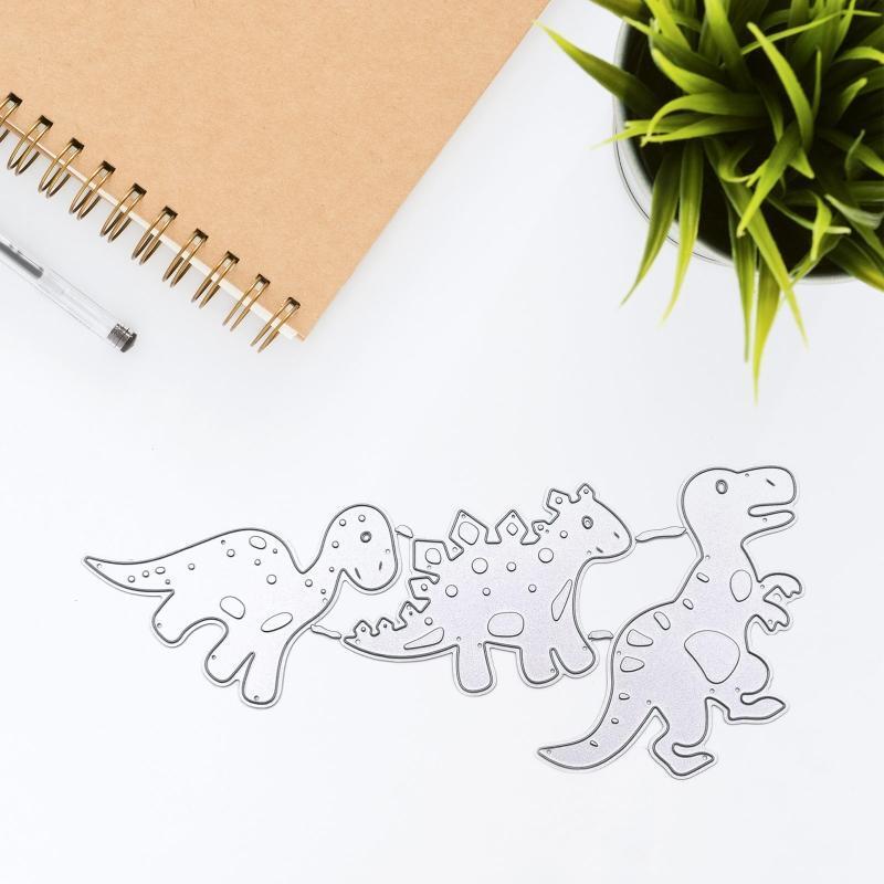 Dinosaurs Metal Cutting Dies Stencil Scrapbooking DIY Album Stamp Paper Emboss