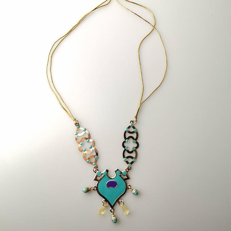 Women Jasmine Headband Earrings Pendant Jewelry Set Dress Up Princess Costume