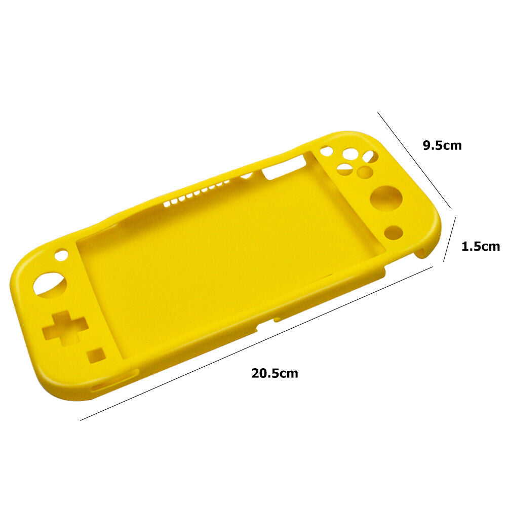 Silicone Protective Cover Case for Nintendo Switch Lite Console (Yellow)