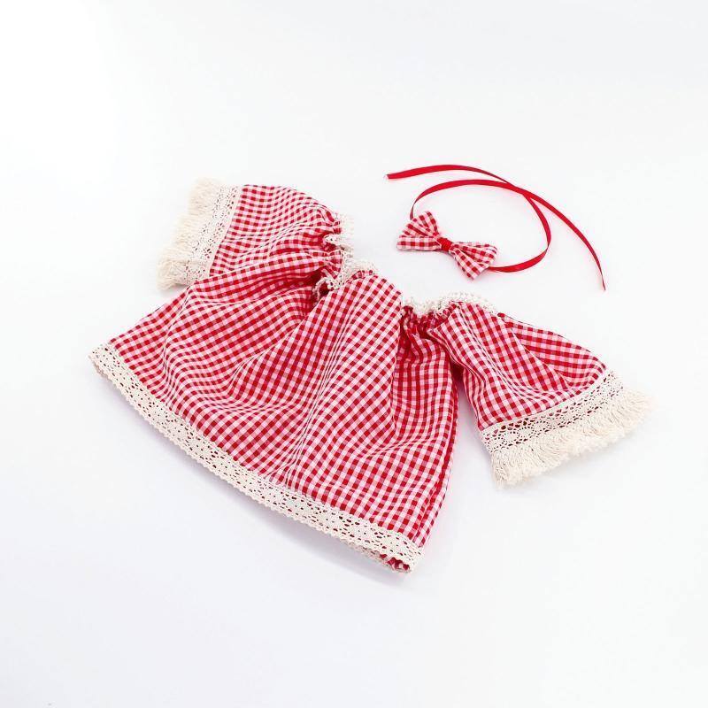 2Pcs Baby Plaid Dress Bowknot Headbands Photography Props Decoration Photo Props