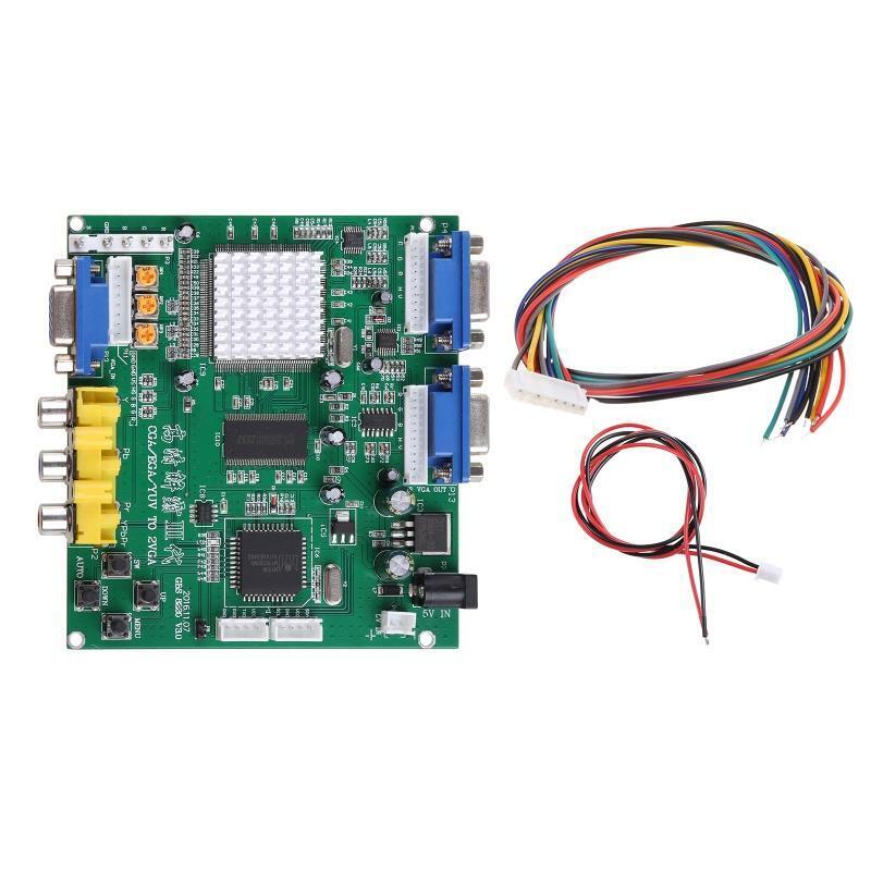 Arcade Game RGB CGA EGA YUV to VGA Video Converter Board 2 VGA Output Game