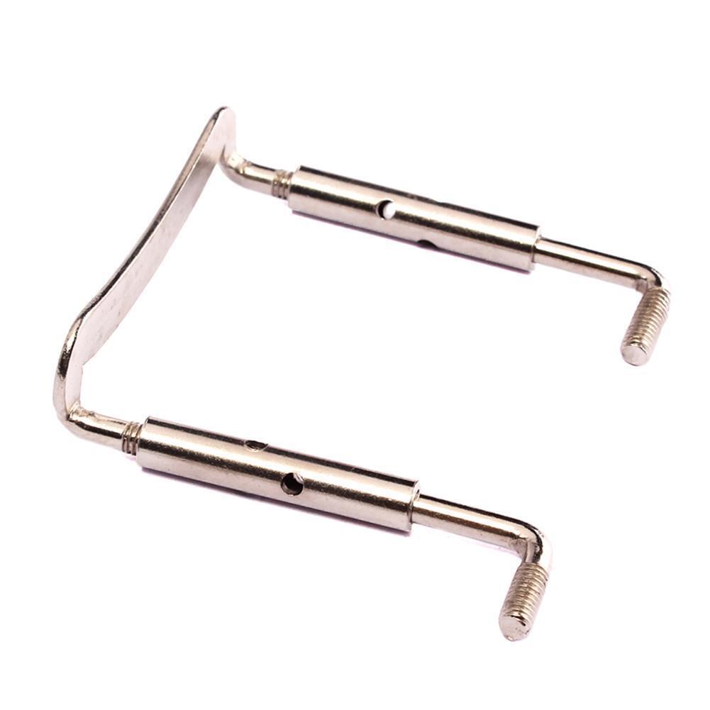 2pcs Stainless Steel Violin Chin Rest Clamp Screws Metal Violin Parts (2)
