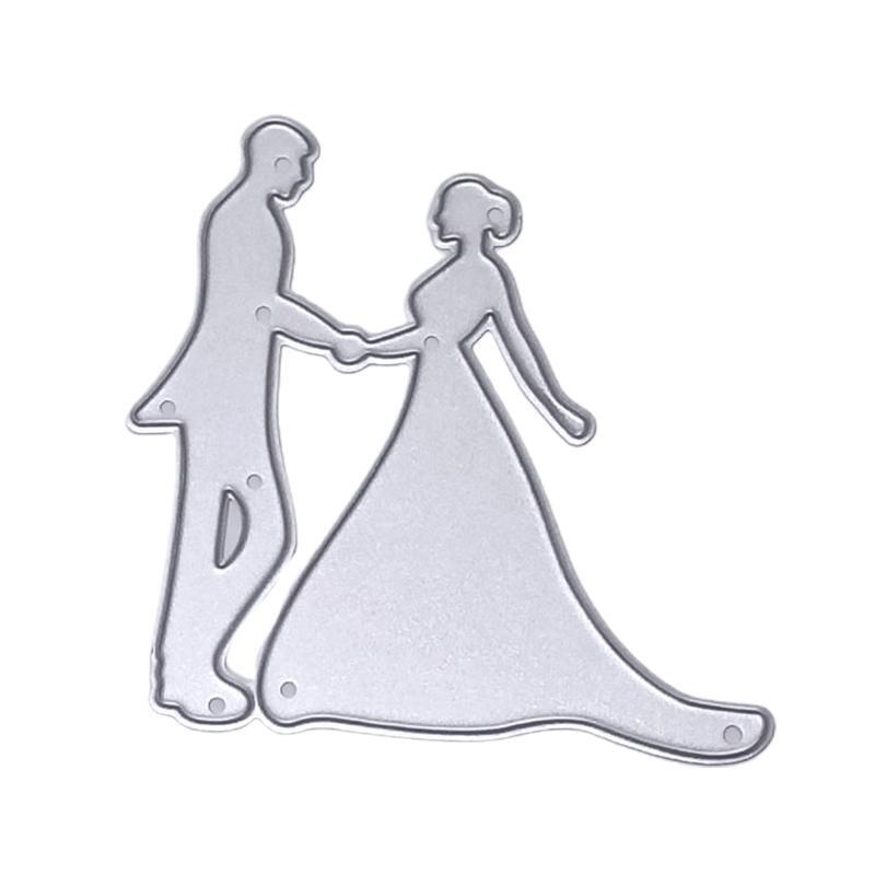 Lovers Metal Cutting Dies Stencil DIY Scrapbook Album Paper Card Template Mold