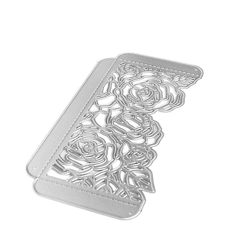 Rose Flowers Metal Cutting Dies Stencil DIY Scrapbooking Album Stamp Paper Card