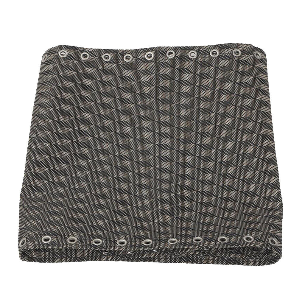 Grey Rhombus Replacement Fabric Cloth Black Laces Cord Kit For   Recliner