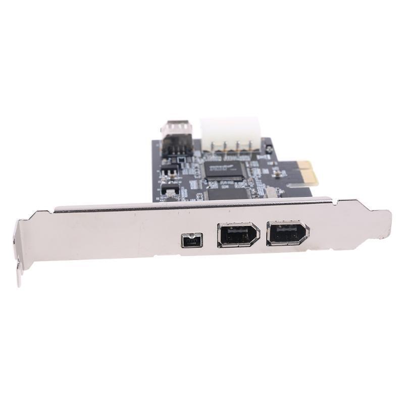PCIe 3 Ports Firewire Cable Expansion Card PCI Express 1394B & 1394A TI XIO2213B