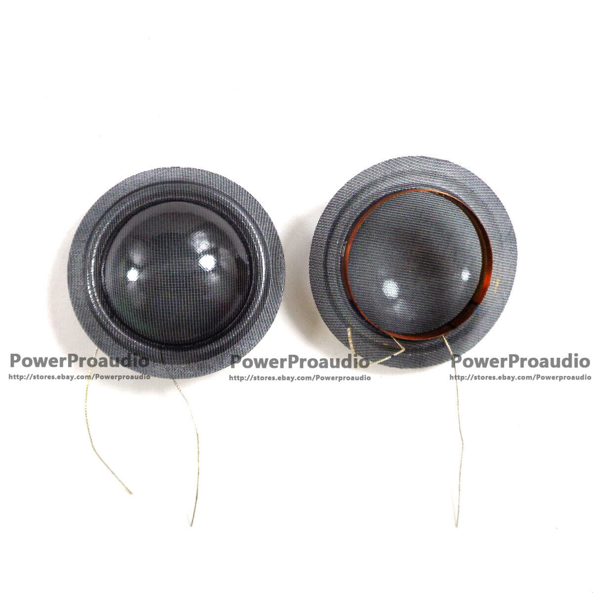 2pcs 25.5/25.4mm 1" 8ohm Tweeters transaparent silk diaphragm dome horn speaker